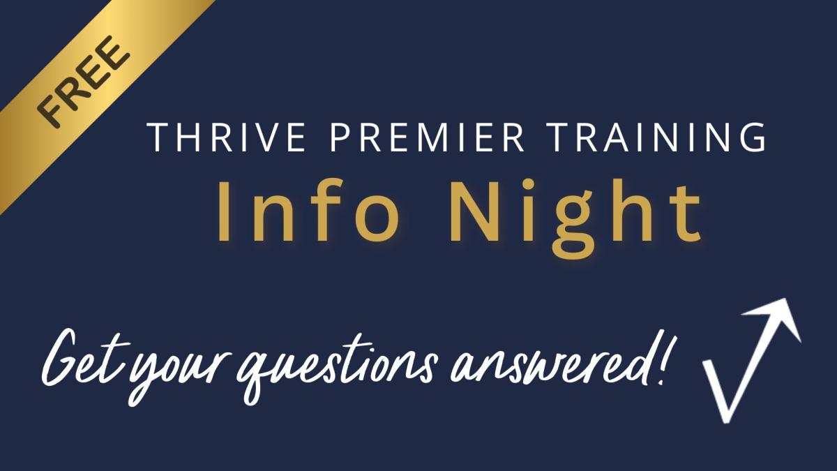 Premier Training Info Session